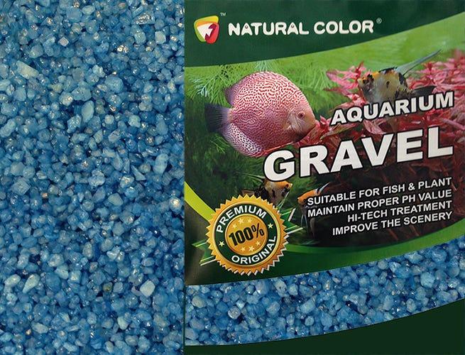 Blue Aquarium Fish Tank Gravel 4 6mm 2kg Allpondsolutions AllPondSolutions