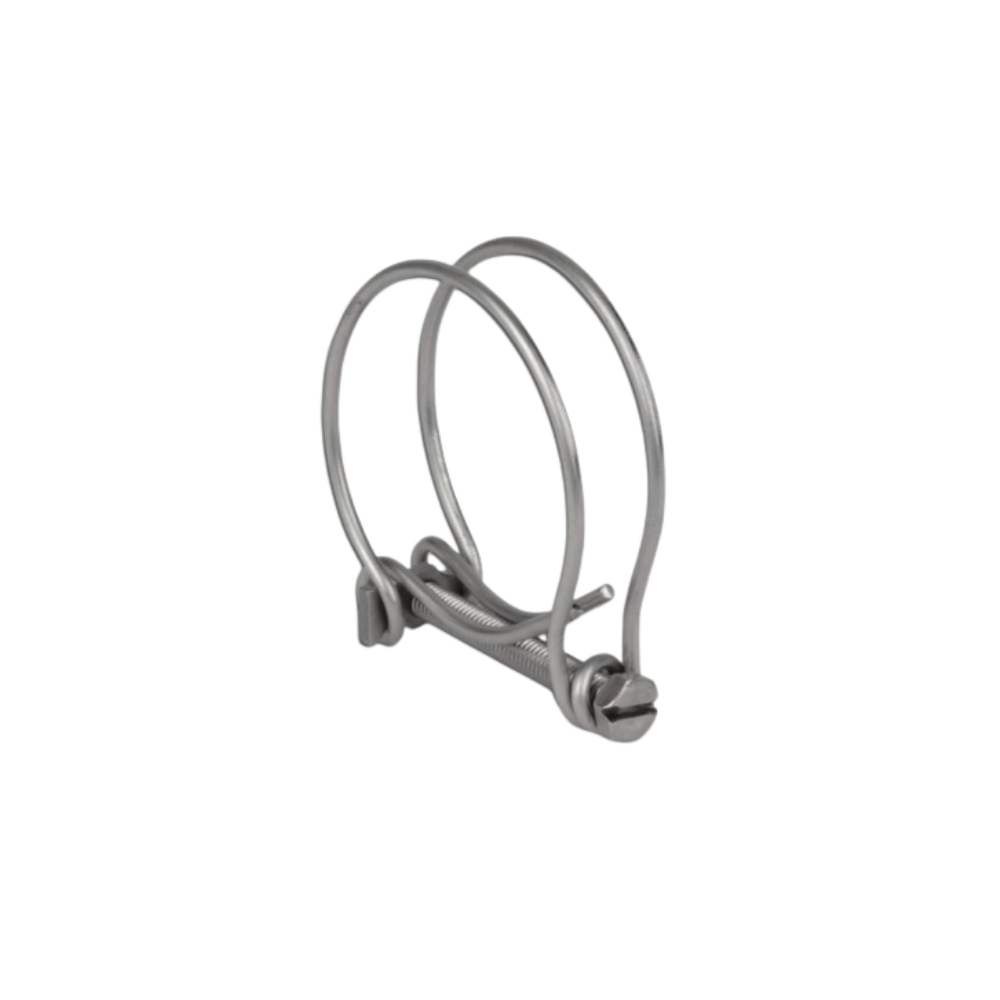 Double Wire Clips - Fits Flexible Hose 12-38mm (0.5"-1.5")