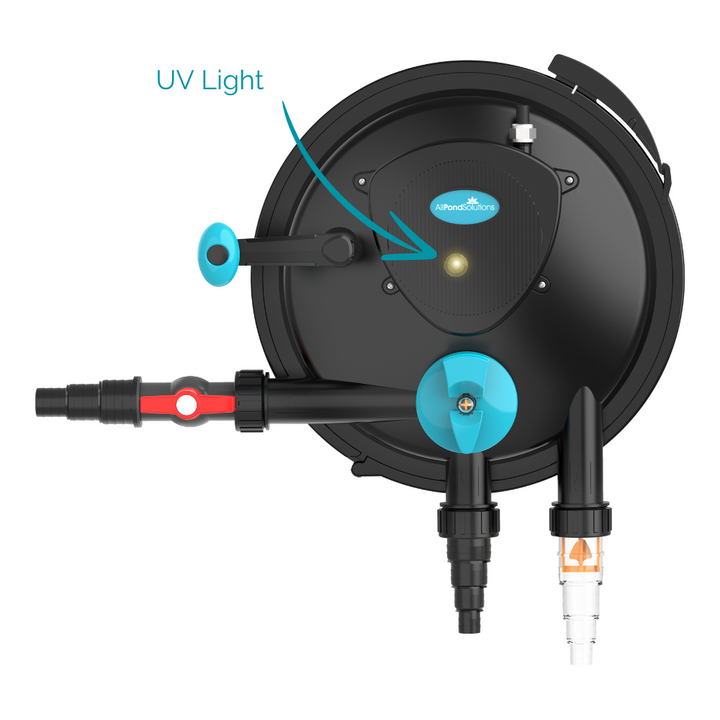 AllPondSolutions 8000L Pressurised Pond Filter 11w UV Easy Clean PFC-8000