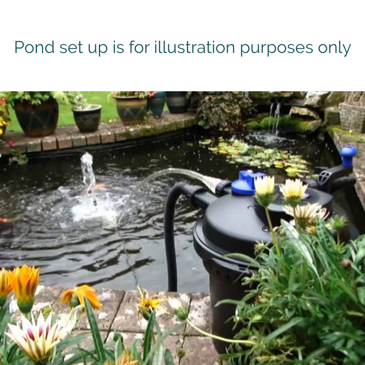 AllPondSolutions 3000L Pressurised Pond Filter 9w UV Easy Clean PFC-3000