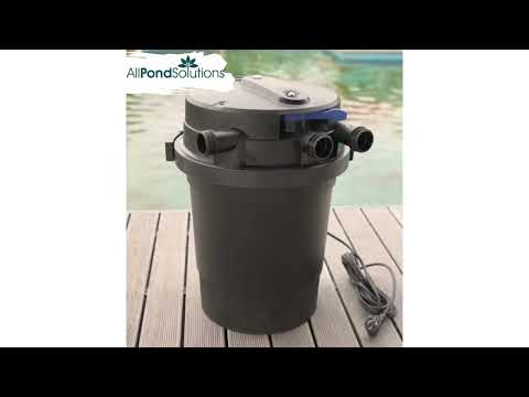 AllPondSolutions Auto Cleaning Koi Pressurised Pond Filter PRO-50000 with UV Light Timer