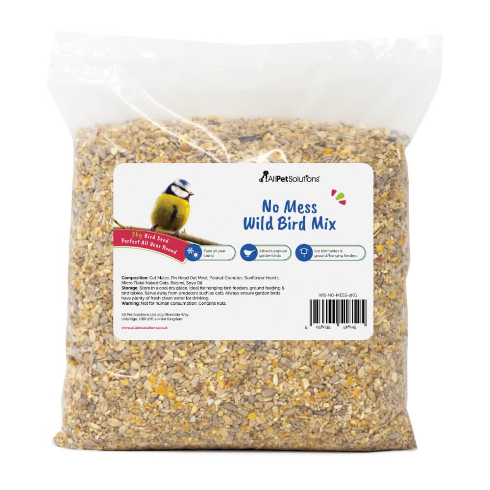 Buy No Mess Wild Bird Mix 2kg - AllPetSolutions – AllPondSolutions